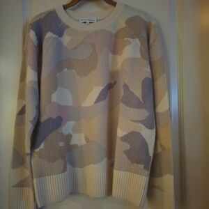 White + Warren Cashmere Waffle Crew Sweater - Medium EUC